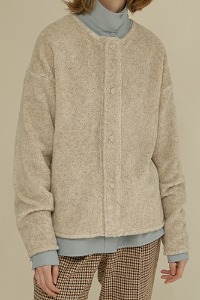 [Fabric by ITALY] 컴피 리버시블 카디건 (Wool Fleece)
